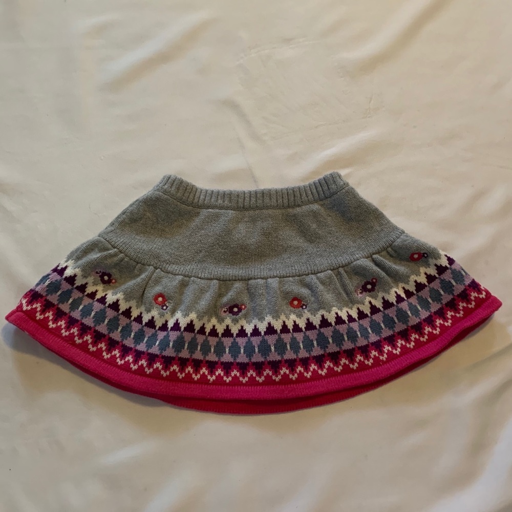 Adorable Multicolor Sweater Tutu Skirt 2t